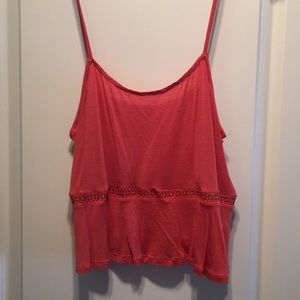 Orange LA Hearts tank top